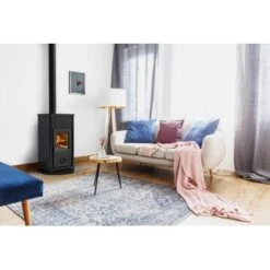 La Nordica Kaminofen Silla Schwarz 6,6 KW EEK: A+ -Heizgeräte 009 19271SillaAnthracite 2