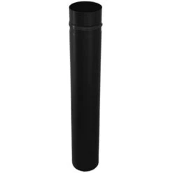 Firefix Pelletofenrohr Schwarz 80 Mm Durchmesser 500 Mm Lang -Heizgeräte 009 Pelletrohr500mmRES805B