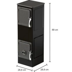 Werkstattofen Toba 2.0 (UNI 1000) Stahl Schwarz 6 KW EEK: A+ 9 Werkstattofen Toba 2.0 (UNI 1000) Stahl Schwarz 6 KW EEK: A+ -Heizgeräte 048126095445 VM01 100223 L