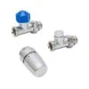Schulte ExpressPlus Thermostat-Set "Durchgang" Verchromt -Heizgeräte 060991068492 2053 068492 1