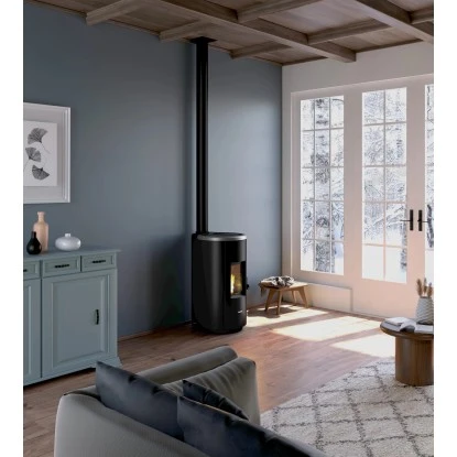 Freepoint Pelletofen Chrome 7 Stahl Titanium 2,5-7 KW EEK: A+ 5 Freepoint Pelletofen Chrome 7 Stahl Titanium 2,5-7 KW EEK: A+ – Bild 3