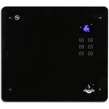 El Fuego Glaskonvektor 1000 W Schwarz 12 El Fuego Glaskonvektor 1000 W Schwarz – Bild 10