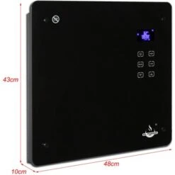 El Fuego Glaskonvektor 1000 W Schwarz 27 El Fuego Glaskonvektor 1000 W Schwarz -Heizgeräte 109955 2240 11