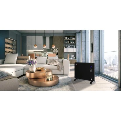 El Fuego Glaskonvektor 1500 W Schwarz 15 El Fuego Glaskonvektor 1500 W Schwarz – Bild 13