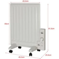 El Fuego Elektroheizung Ölradiator 400 W -Heizgeräte 109957 2240 3