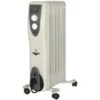 El Fuego Mobiler Elektro-Ölradiator 7 Rippen Weiß -Heizgeräte 109963 2240 1