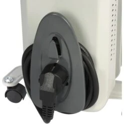 El Fuego Mobiler Elektro-Ölradiator 7 Rippen Weiß -Heizgeräte 109963 2240 7