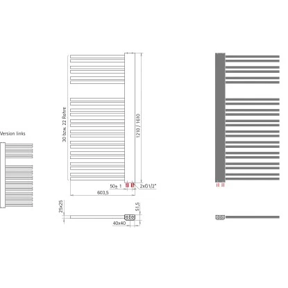 Schulte ExpressPlus Design-Heizkörper Bologna 690 W Alpinweiß Version Rechts 6 Schulte ExpressPlus Design-Heizkörper Bologna 690 W Alpinweiß Version Rechts – Bild 4