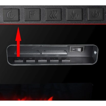 El Fuego Elektrokamin Bern 130 LED-Ambientelicht 900 - 1800 W 8 El Fuego Elektrokamin Bern 130 LED-Ambientelicht 900 - 1800 W – Bild 6