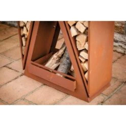 Ferrum Art Design Kaminofen Twin 1-0518 Rostbraun -Heizgeräte 1182757 3464 Kaminofen 2