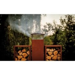 Ferrum Art Design Kaminofen Twin 1-0518 Rostbraun -Heizgeräte 1182757 3464 Kaminofen 4