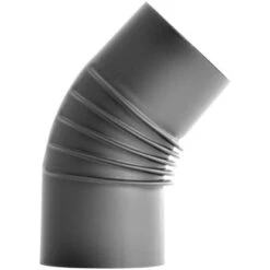 Bertrams Rippenbogen 45° Starr Ohne Putztür Pellet Senotherm® Ø 80 Mm Gussgrau