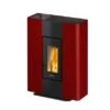Freepoint Pelletofen Roxy Stand Stahl Bordeaux 2,7-7 KW EEK: A+ -Heizgeräte 18428 RoxyStandBordeaux 1