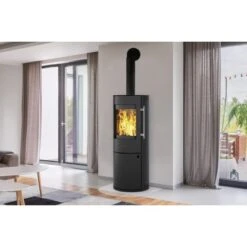 Kleining Kaminofen Lugano Schwarz Lackiert 6 KW EEK: A+ 9 Kleining Kaminofen Lugano Schwarz Lackiert 6 KW EEK: A+ -Heizgeräte 1 1099 1008 LuganoMilieu 3