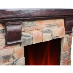 EL Fuego Elektrokamin Kitzbühel Stein Mit Heizung 1,8 KW -Heizgeräte 1 2240 AY0684 Detailfoto 3