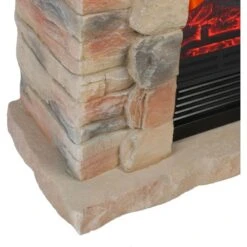 EL Fuego Elektrokamin Kitzbühel Stein Mit Heizung 1,8 KW -Heizgeräte 1 2240 AY0684 Detailfoto 7