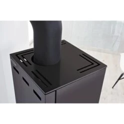 Hark Dauerbrand-Kaminofen Couper ST Inkl. Speicherstein & Automatik 6 KW EEK: A+ -Heizgeräte 209393 1921 2