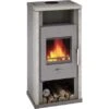 Wamsler Kaminofen Yuna Naturstein Grau 6 KW EEK: A -Heizgeräte 237565 4432 1