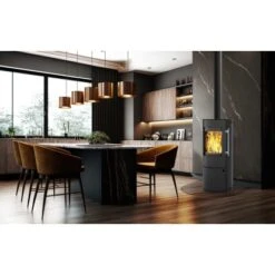 Kleining Kaminofen Neapel Schwarz Lackiert 6 KW EEK: A+ -Heizgeräte 2 1099 1007 NeapelMilieu 2