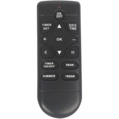 EL Fuego Elektrowandkamin Aarau Oval Schwarz 1,8 KW -Heizgeräte 2 2240 AY0628 Detailfoto 3