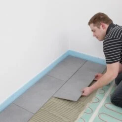 Perobe Elektrische Fußbodentemperierung 230 Volt Heizmatte 1 M² -Heizgeräte 342445 6944 05