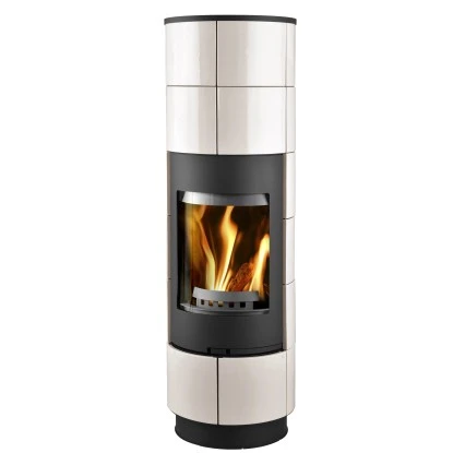 Thorma Kaminofen Delia Stahl Keramik Weiß 7,5 KW 3 Thorma Kaminofen Delia Stahl Keramik Weiß 7,5 KW