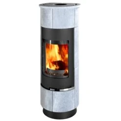 Thorma Kaminofen Cadiz Stahl Serpentino 7,5 KW