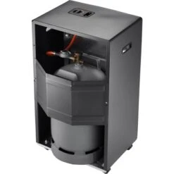 Rowi Gas-Heizofen EEK: A Blue Flame HGD1/2D 4,2 KW+Druckregler Schwarz -Heizgeräte 393771 2940 2