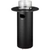 Enders Gas-Terrassenfeuer Nova Ø 36 Cm X 88 Cm Schwarz -Heizgeräte 4000591006906 3795 S 01