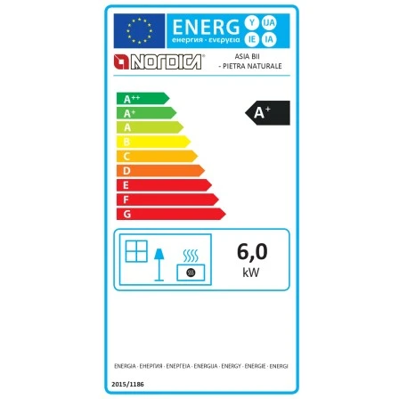 La Nordica Kaminofen Asia Naturstein 6 KW EEK: A+ 4 La Nordica Kaminofen Asia Naturstein 6 KW EEK: A+ – Bild 2
