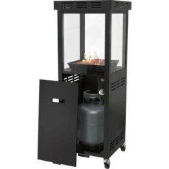 Gaskamin Ridera 6,5 KW Mit Panoramaglas Und Lava-Deko-Steinen -Heizgeräte 4048126602964 A02 090720 L