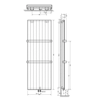 Schulte Design-Heizkoerper New York Spiegel Mit 1070 W Leistung In Anthrazit, 18 4 Schulte Design-Heizkoerper New York Spiegel Mit 1070 W Leistung In Anthrazit, 18 – Bild 2