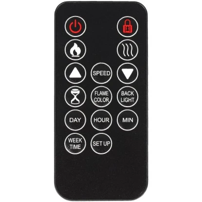 El Fuego Elektrokamin Aarau II Schwarz 900/2000 W 10 El Fuego Elektrokamin Aarau II Schwarz 900/2000 W – Bild 8