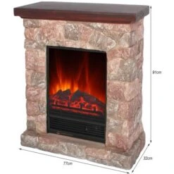 EL Fuego Elektrokamin Lugano 1,5 KW -Heizgeräte 4416095 2240 AY0608 3