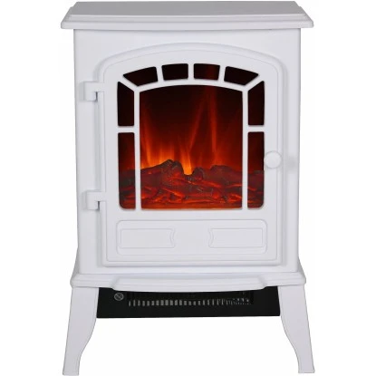 EL Fuego Elektrokamin Como Weiß Mit Heizung 2 KW 3 EL Fuego Elektrokamin Como Weiß Mit Heizung 2 KW