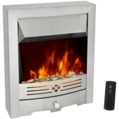 EL Fuego Elektrokamin Luton Silber 2 KW