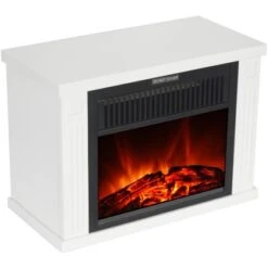 EL Fuego Elektrokamin Brügge Weiß 1,2 KW -Heizgeräte 441644 2240 bruegge 3