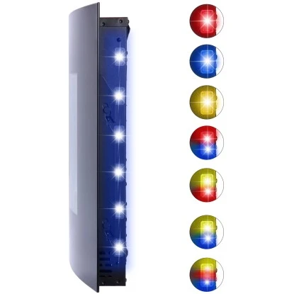 EL Fuego Elektrokamin Zürich Schwarz LED-Beleuchtung Dimmbar 2 KW 10 EL Fuego Elektrokamin Zürich Schwarz LED-Beleuchtung Dimmbar 2 KW – Bild 8