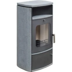 Accente Dauerbrand Kaminofen Montreal 2.0 Naturstein Grau 6 KW Mit Automatik -Heizgeräte 5317672 4975 03