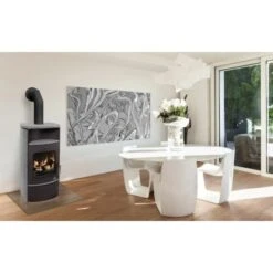 Accente Dauerbrand Kaminofen Montreal 2.0 Naturstein Grau 6 KW Mit Automatik -Heizgeräte 531767 4975 04