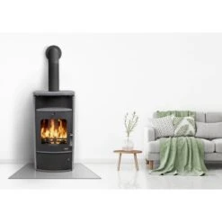 Accente Dauerbrand Kaminofen Montreal 2.0 Naturstein Grau 6 KW Mit Automatik -Heizgeräte 531767 4975 05