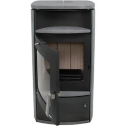 Accente Dauerbrand Kaminofen Montreal 2.0 Naturstein Grau 6 KW Mit Automatik -Heizgeräte 531767 4975 06