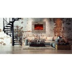 El Fuego LED-Elektrokamin Florenz Steinoptik 0,9/1,8 KW -Heizgeräte 5 2240 AY0551 Milieufoto 1