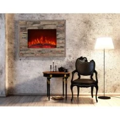 El Fuego LED-Elektrokamin Florenz Steinoptik 0,9/1,8 KW -Heizgeräte 5 2240 AY0551 Milieufoto 2
