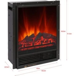EL Fuego Elektrokamin Lugano 1,5 KW -Heizgeräte 5 2240 AY0683 Detailfoto 3
