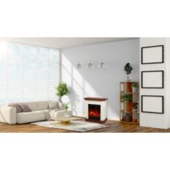 EL Fuego Elektrokamin Kiel Weiß 1,5 KW -Heizgeräte 5 2240 AY6212 Milieufoto 1