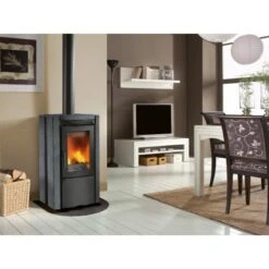 La Nordica Kaminofen Ester 7,5 KW EEK: A+ -Heizgeräte 6 1099 19084 EsterVulcan 2