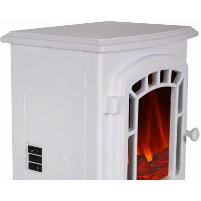 EL Fuego Elektrokamin Como Weiß Mit Heizung 2 KW 7 EL Fuego Elektrokamin Como Weiß Mit Heizung 2 KW – Bild 5