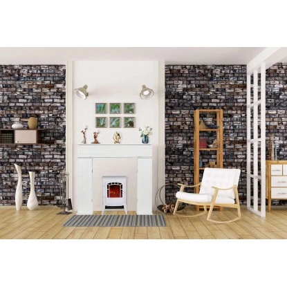 EL Fuego Elektrokamin Como Weiß Mit Heizung 2 KW 11 EL Fuego Elektrokamin Como Weiß Mit Heizung 2 KW – Bild 9