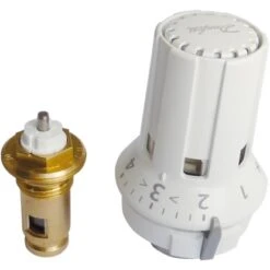 Sanitop-Wingenroth Thermostat-Komplett-Set Für Ventilkompaktheizkörper Weiß